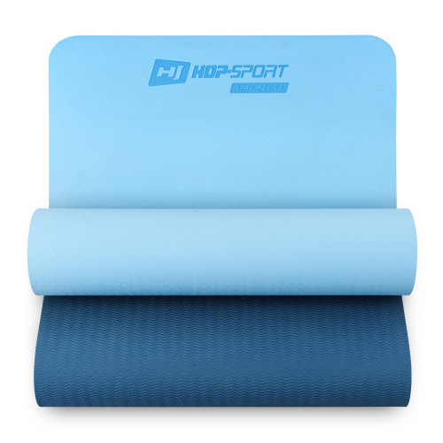 Купить Коврик для фитнеса  Hop-Sport HS-T006GM TPE blue-blue в Киеве - фото №1